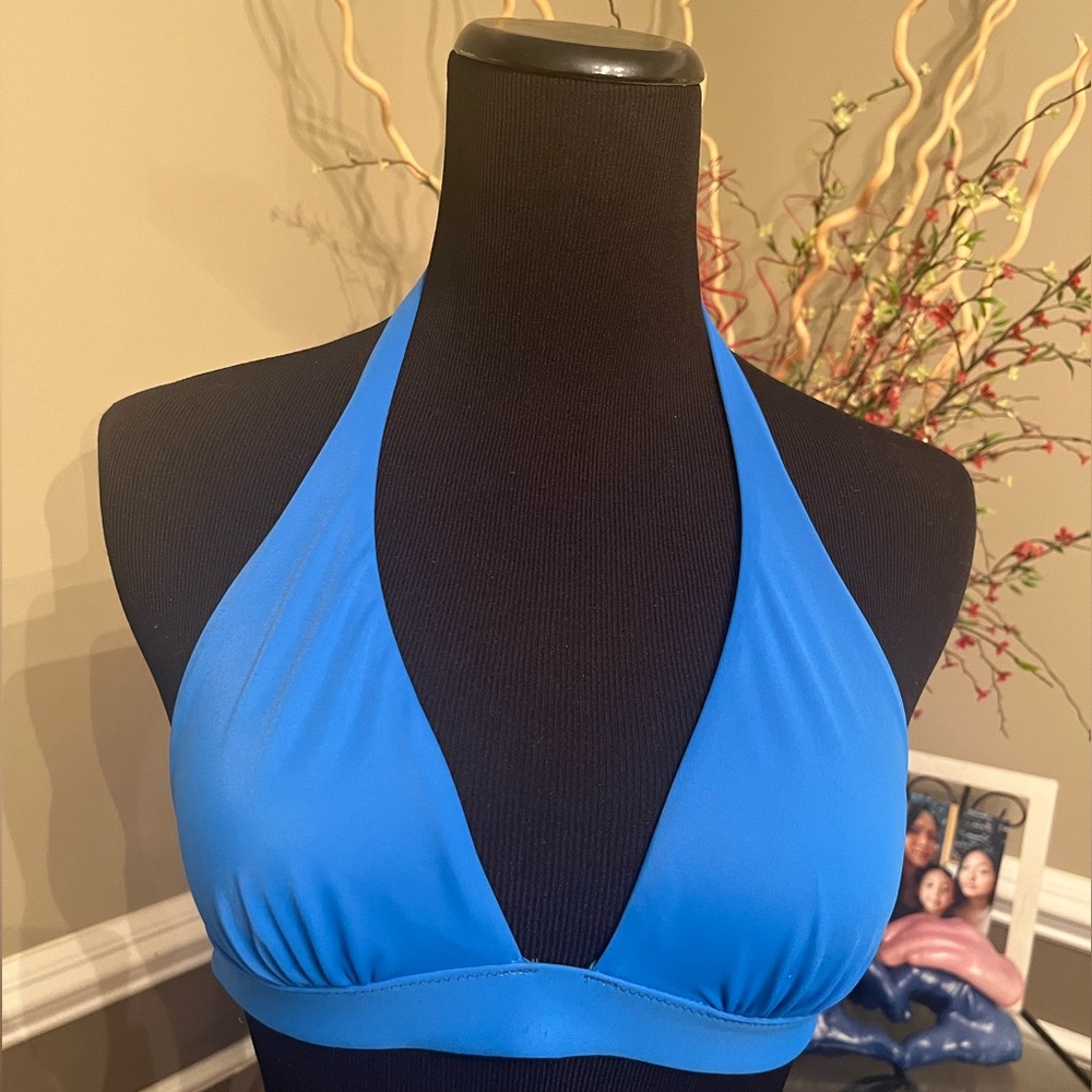 VICTORIA SECRET Swimwear Bikini Top Blue size Small